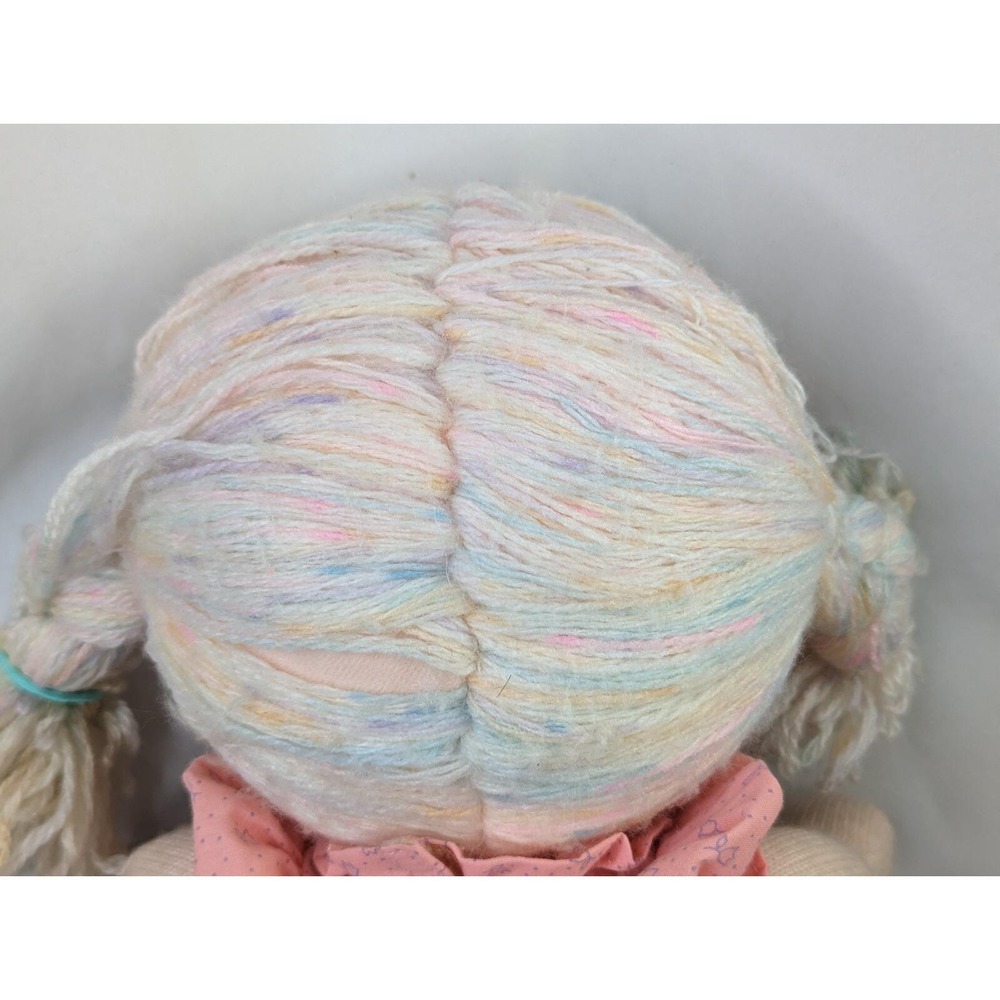 Playskool Grandmas Marshmallow Babies Doll‎ Yarn 16 Inch 1986 Stuffed Toy - Picture 5 of 12